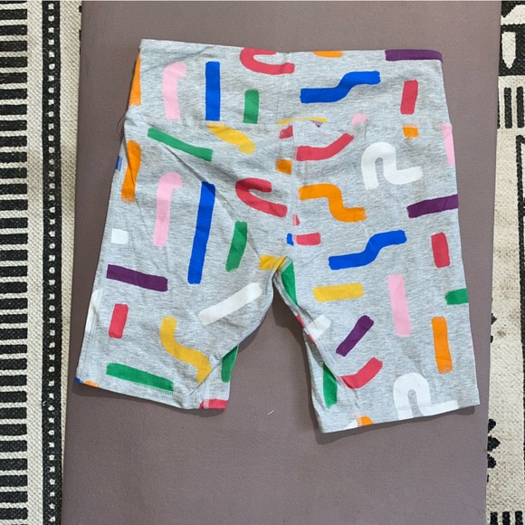 Target Take Pride Bike Bicycle Shorts Sweats Lounge Biker Pants Gray Rainbow Sm - Picture 4 of 5